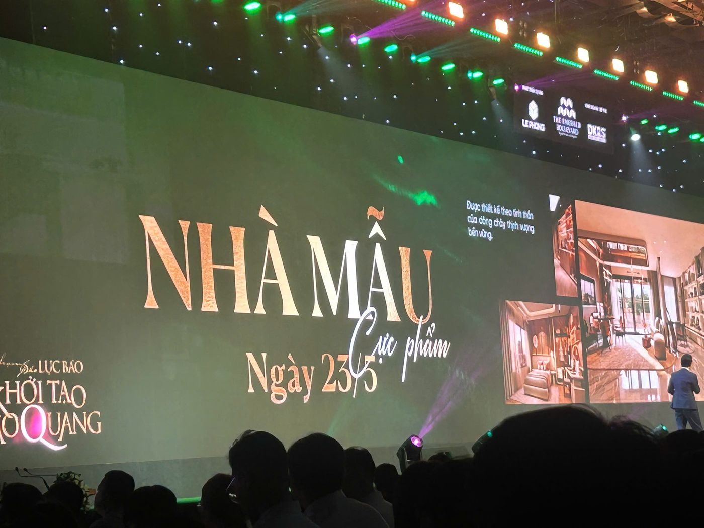 Sân khấu sự kiện Kick Off giới thiệu nhà mẫu The Emerald Boulevard