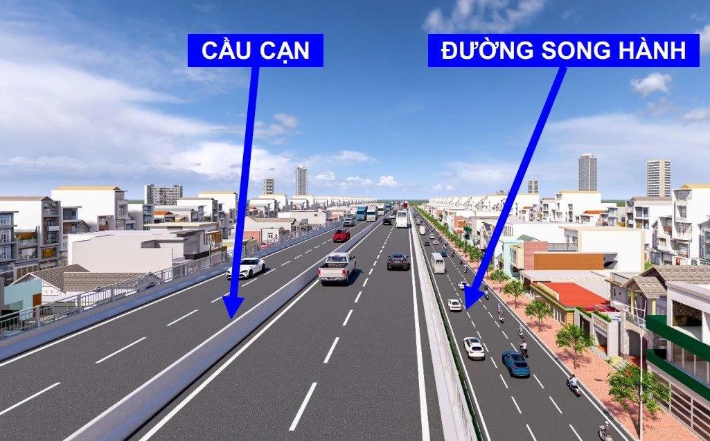 Phối cảnh tham khảo Quốc lộ 13 mở rộng và hướng kết nối giao thông
